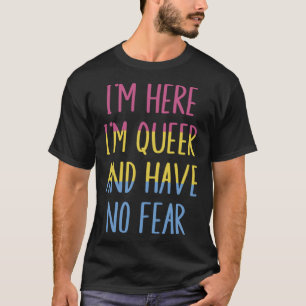 Quee LGBT-Stolperflagge T-Shirt
