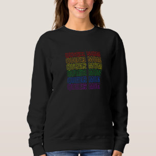 Quee Mama Nichtbinär Pride Gender Neutral Pride Sweatshirt