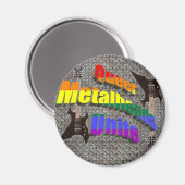 Quee Metallköpfe vereint Magnet (Vorderseite/Rückseite)