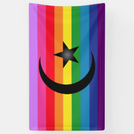 Quee moslemische Flagge Banner