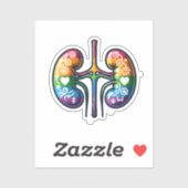 Quee Nieren Aufkleber (Blatt)