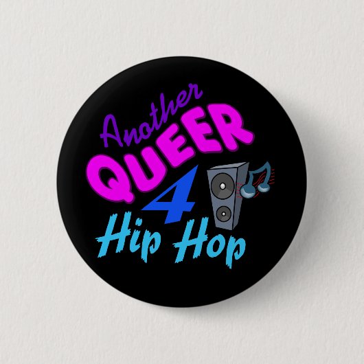 Quee Schaltfläche "4 Hip Hop" Button (Vorderseite)
