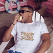 QUEE UND STOLZE RAINBOW FLAG RETRO ÄSTHETIK '70 T-Shirt