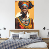Queen 1 Canvas Print Leinwanddruck (Insitu (Schlafzimmer))