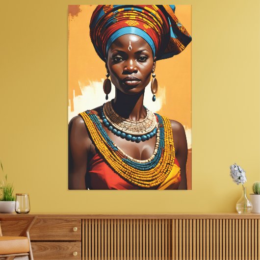 Queen 1 Canvas Print Leinwanddruck (Insitu (Wohnzimmer))