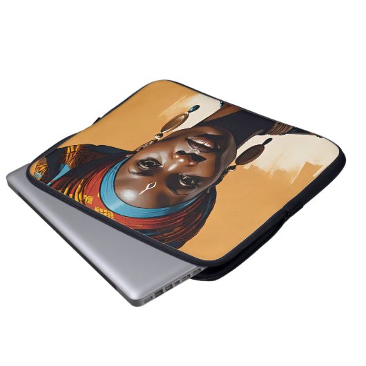 Queen 1 Laptop Case (Vorne Knopf)