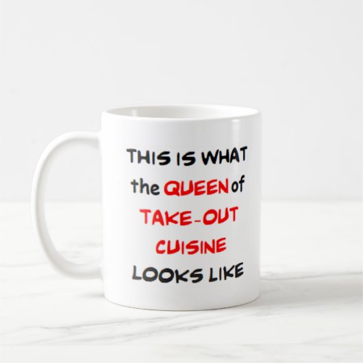 Queen à la carte, phantastisch kaffeetasse (Links)
