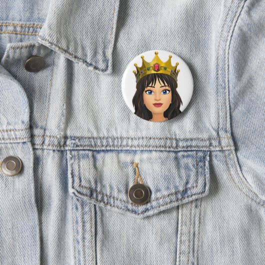 Queen Abzeichen Button (Beispiel)
