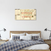 Queen and Crescent Route Leinwanddruck (Insitu (Schlafzimmer))