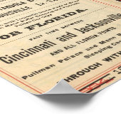 Queen and Crescent Route Poster (Ecke)