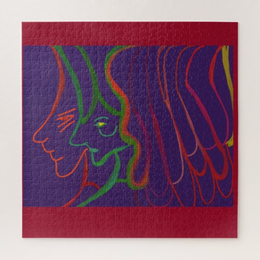 Queen and Her King Jigsaw Puzzle (Vertikal)