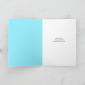 Queen Angelfish Birthday Card Karte (Innenseite)