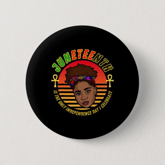 Queen Ankh Independence Day 1865 Juni 2023 Button (Vorderseite)
