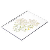Queen Ann Lace Tinte und Aquarellmalerei Notizblock (Linke Seite)