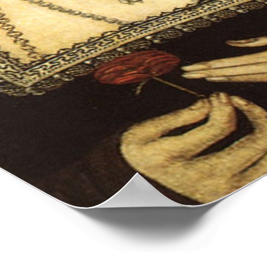 Queen Anne Boleyn Portrait Poster (Ecke)