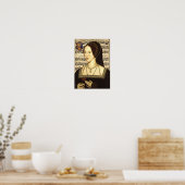 Queen Anne Boleyn Portrait Poster (Küche)