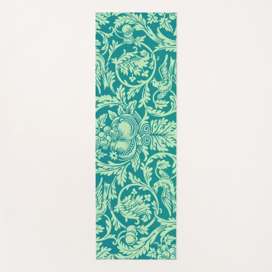 Queen-Anne-Muster, William Morris Yogamatte (Vorderseite)