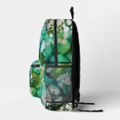 Queen Anne's Lace Abstrakt Bedruckter Rucksack (Rechts)