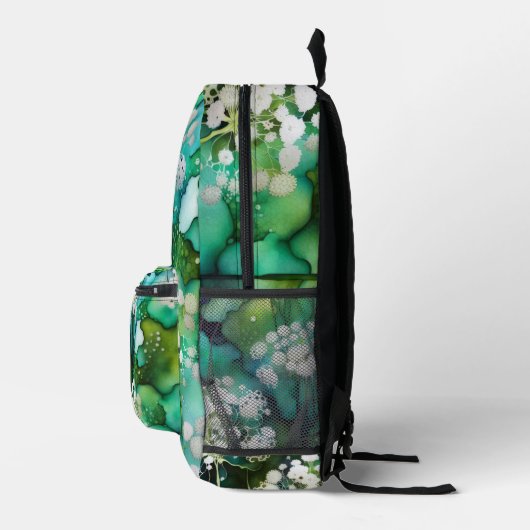 Queen Anne's Lace Abstrakt Bedruckter Rucksack (Rechts)