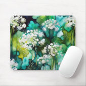 Queen Anne's Lace Abstrakt Mousepad (Mit Mouse)