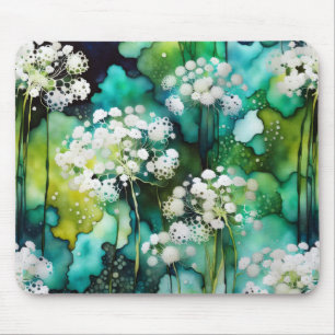 Queen Anne's Lace Abstrakt Mousepad