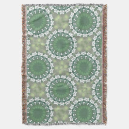 Queen Anne's Lace Abstrakt Spring Floral Elegant Decke