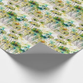Queen Anne's Lace and Bubbles Abstrakt Geschenkpapier (Ecke)
