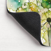 Queen Anne's Lace and Bubbles Abstrakt Mousepad (Ecke)