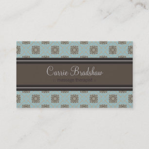 Queen Anne's Lace Baby Blue Business Card Visitenkarte