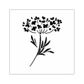 Queen Annes Lace Blume Gummistempel (Prägung)