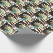 Queen Anne's Lace Bouquet in Window Geschenkpapier (Ecke)