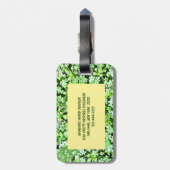 Queen Annes Lace Gepäcktag Gepäckanhänger (Rückseite vertikal)