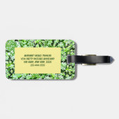 Queen Annes Lace Gepäcktag Gepäckanhänger (Rückseite horizontal)