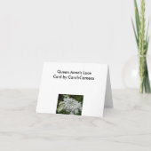 Queen Anne's Lace Note Card Feiertagskarte (Rückseite)