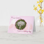 Queen Anne's Lace Wedding Glückwunschkarte Karte (Gelbe Blume)