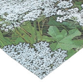 Queen Anne's Lace White Wild Blume Großer Tischläufer (Ecke)