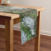 Queen Anne's Lace White Wild Blume Großer Tischläufer (Beispiel)