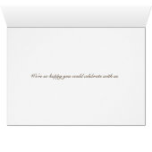 Queen Anne's Platz im Sonnenlicht Hochzeit danke (Innenansicht Horizontal (Unten))