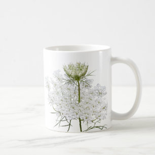 Queen Ann's Lace auf Weiß Kaffeetasse