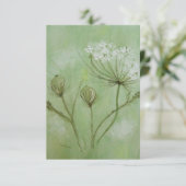 Queen Ann's Lace Dankeskarte (Stehend Vorderseite)