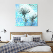 Queen Ann's Lace Stretched Leinwand (Insitu (Schlafzimmer))