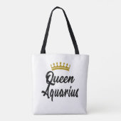 Queen Aquarius Zodiac Horoscope Star Geburt Tasche (Rückseite)