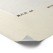 Queen Assur-Bani-Pal Ancient Assyrian Costume  Poster (Ecke)