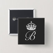 Queen B Button (Vorne & Hinten)