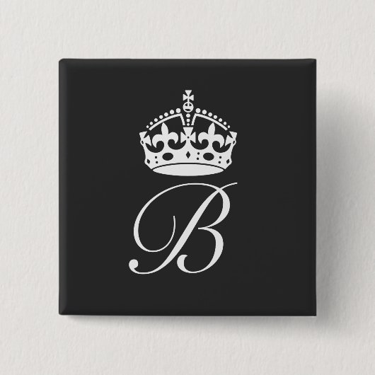 Queen B Button (Vorderseite)