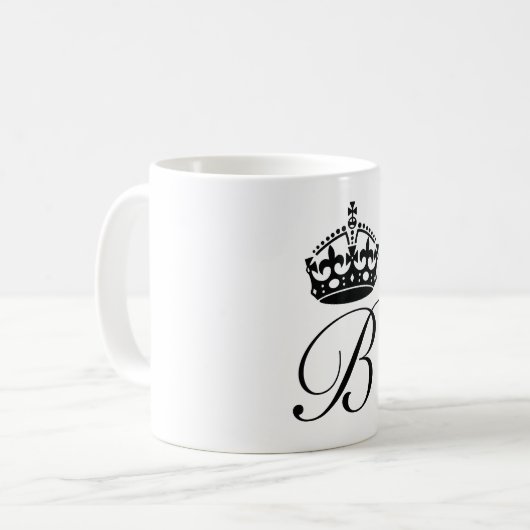 Queen B Kaffeetasse (Vorderseite Links)