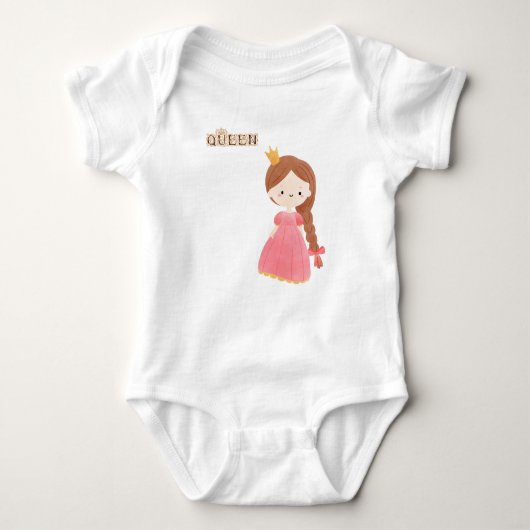 Queen baby Bodysuit Baby Strampler (Vorderseite)