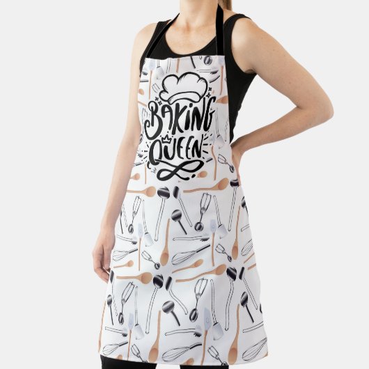 Queen Backen überall auf der Schürze (InSitu)