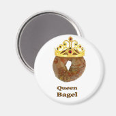 Queen Bagel Magnet (Vorderseite/Rückseite)