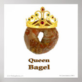 Queen Bagel Poster (Vorne)